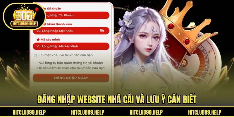 Đăng nhập website nhà cái và lưu ý cần biết